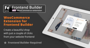WooCommerce Erweiterung für Frontend Page Builder