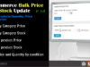 WooCommerce Massenpreis- und Bestandsmengen-Update