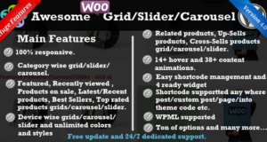 WooCommerce Produkt Slider / Karussell / Grid