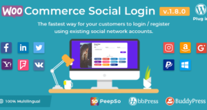 WooCommerce Social Login – WordPress Plugin