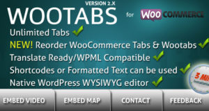 WooTabs, Hinzufügen zusätzlicher Tabs zur WooCommerce-Produktseite