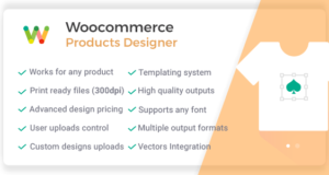 Woocommerce Products Designer – Online-Produkt-Anpassung für Shirts, Karten, Beschriftungen und Decals