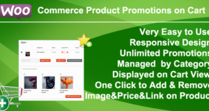 Woocommerce Produktaktionen auf dem Warenkorb