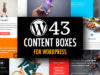 WordPress-Content-Box-Plugin mit Layout-Builder