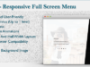 WordPress Responsive Fullscreen Menü