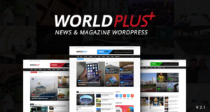 WorldPlus - Responsive Nachrichten und Magazine WordPress