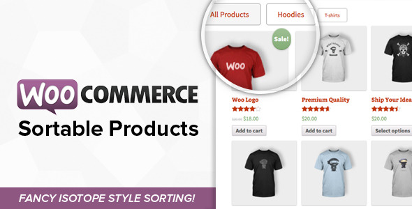 WooCommerce sortierbare Produkte