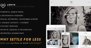 Arwyn – Ein charmantes persönliches WordPress Blog Layout