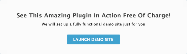 Sehen Sie dieses erstaunliche Plugin in Aktion kostenlos! Starten Sie die Demo-Site