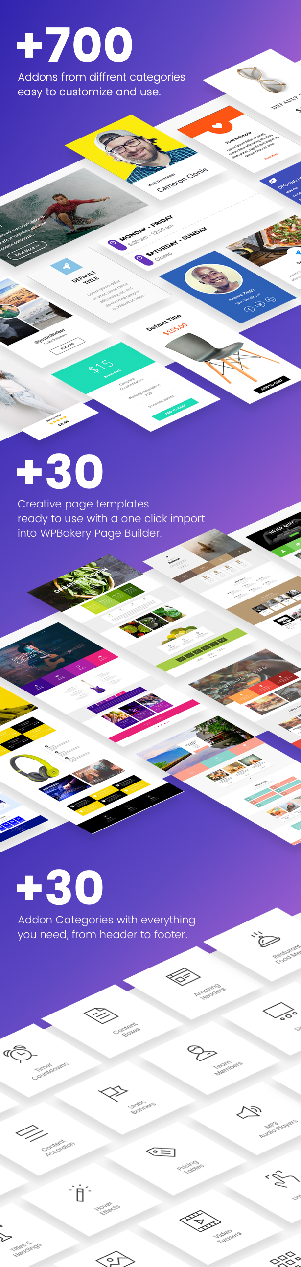 Unbegrenzte Addons für WPBakery Page Builder (Visual Composer)