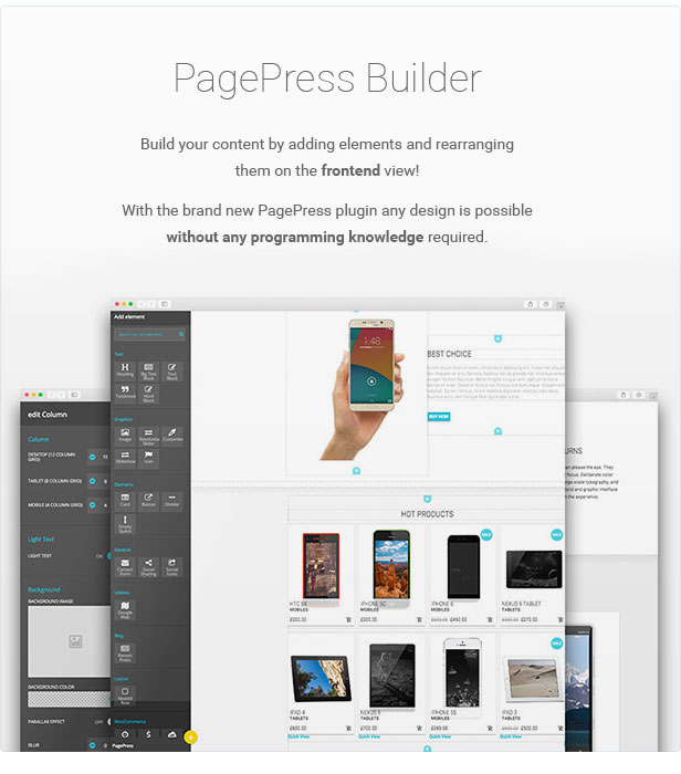 FAB! PagePress Front-End-Seite Builder 
