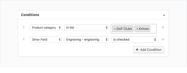 WooCommerce Custom Fields Bedingungslogik