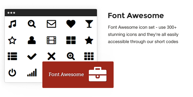 Schrift Awesome