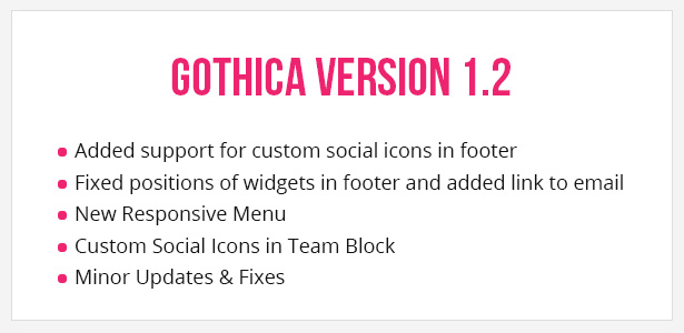 Gothica - Eine Seite WordPress-Template im Gothic-Stil