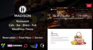 Madison | WordPress-Restaurant-Thema