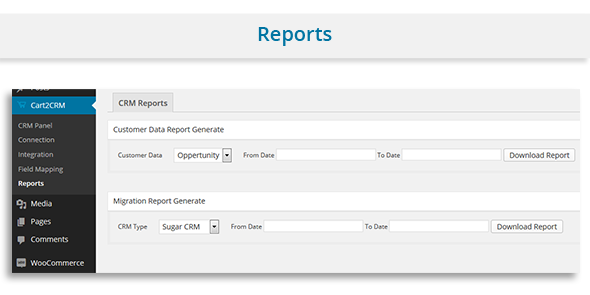 Cart2CRM - Woocommerce und SugarCRM Integration