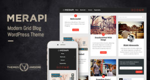 Merapi – Modernes Gitterblog-Thema
