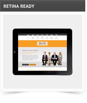 Millionen-Wordpress-Vorlage-Features