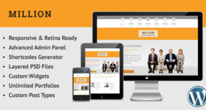 Millionen – Retina Responsive Multipurpose WP Vorlage