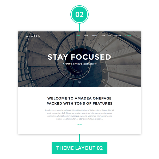 VG Amadea - Mehrzweck WordPress Layout