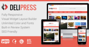 DeliPress – Magazin und Review WordPress Layout