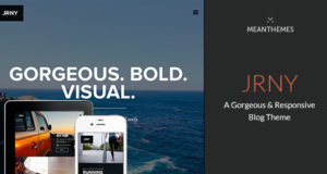 JRNY: Ein wunderschönes und responsives WordPress Blog Layout