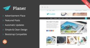 Planer – Responsive WordPress Magazine Vorlage