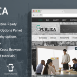 Publica Responsives WordPress Vorlage Publica Responsives WordPress Vorlage