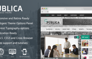 Publica Responsives WordPress Vorlage