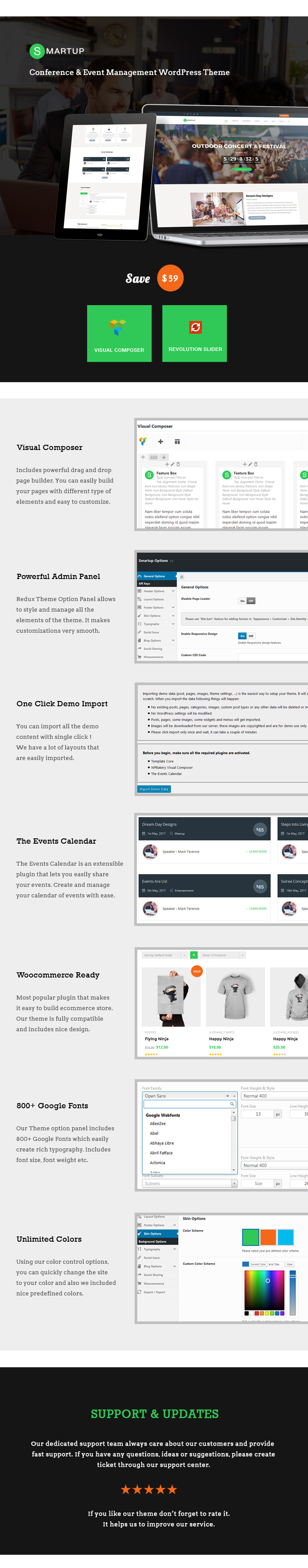 Smart Up - Konferenz- und Veranstaltungsmanagement WordPress Layout