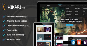Hikari – Premium-Portfolio und Blog-Thema