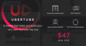 UberTube – Video WordPress Layout
