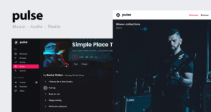 Puls – Musik, Audio, Radio WordPress Vorlage