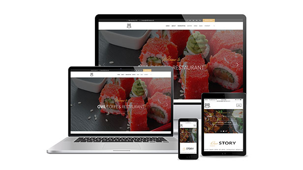 Restaurant & Cafe WordPress Vorlage