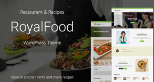 Royal Food – Restaurant und Rezept WordPress Layout