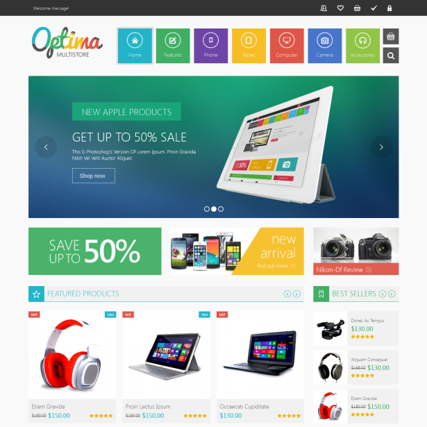 VG Optima - MultiStore WordPress WooCommerce Template