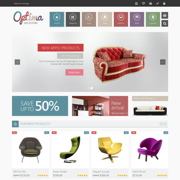 VG Optima - MultiStore WordPress WooCommerce Template