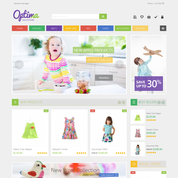 VG Optima - MultiStore WordPress WooCommerce Template