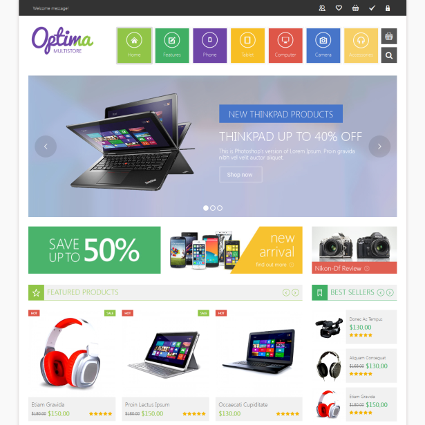 VG Optima - MultiStore WordPress WooCommerce Template