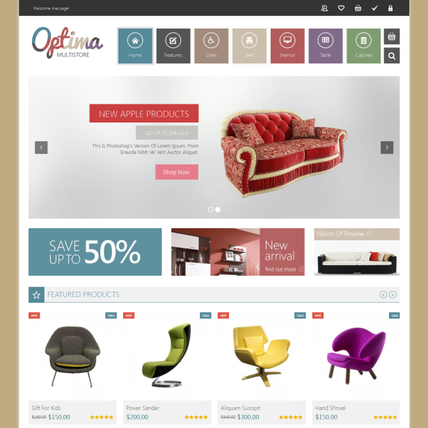 VG Optima - MultiStore WordPress WooCommerce Template