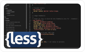 Wordpress Template bauen auf Bootstrap und weniger CSS