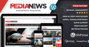 MediaNews – WordPress Nachrichten Magazin Blog Template