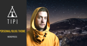 Tipi – Responsives persönliches WordPress Vorlage