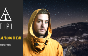 Tipi – Responsives persönliches WordPress Vorlage