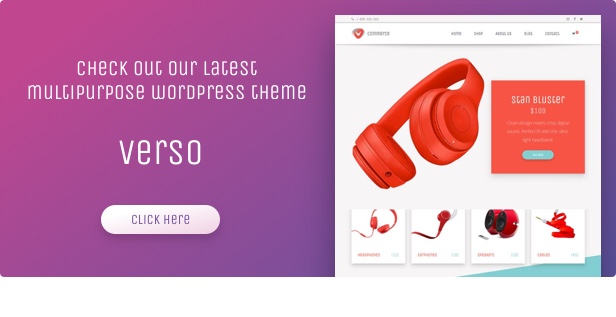 Verso Mehrzweck-Wordpress-Theme