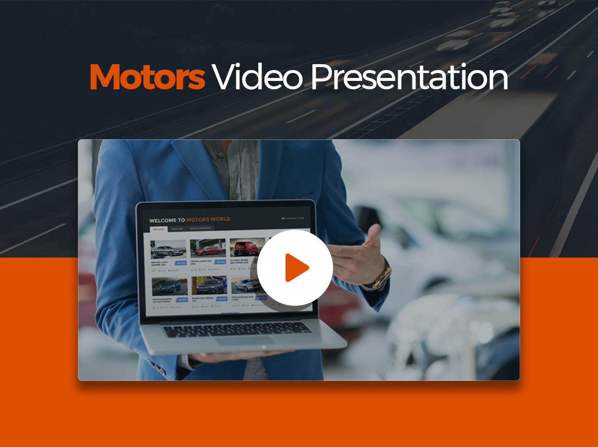 Motoren - Automotive, Autohändler, Autovermietung, Auto, Kleinanzeigen, Inserat WordPress Layout