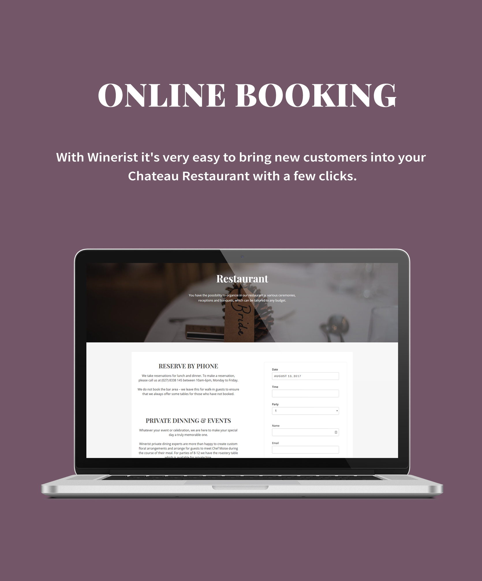 Winerist - Ein atemberaubendes Weingut WordPress Vorlage