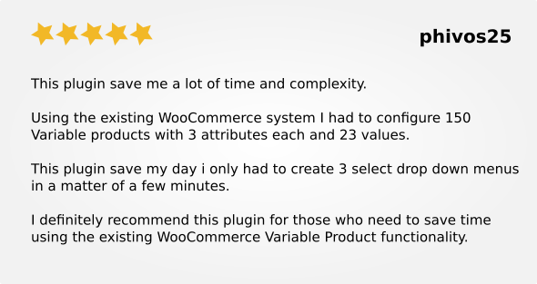 Produktoptionen für WooCommerce Review 2