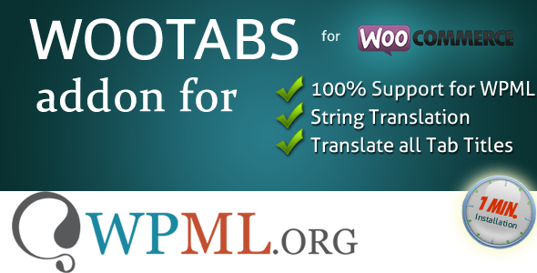 WPML-Addon für WooTabs