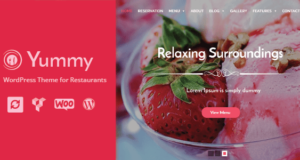 Lecker – Restaurant & Essen WordPress Vorlage bestellen